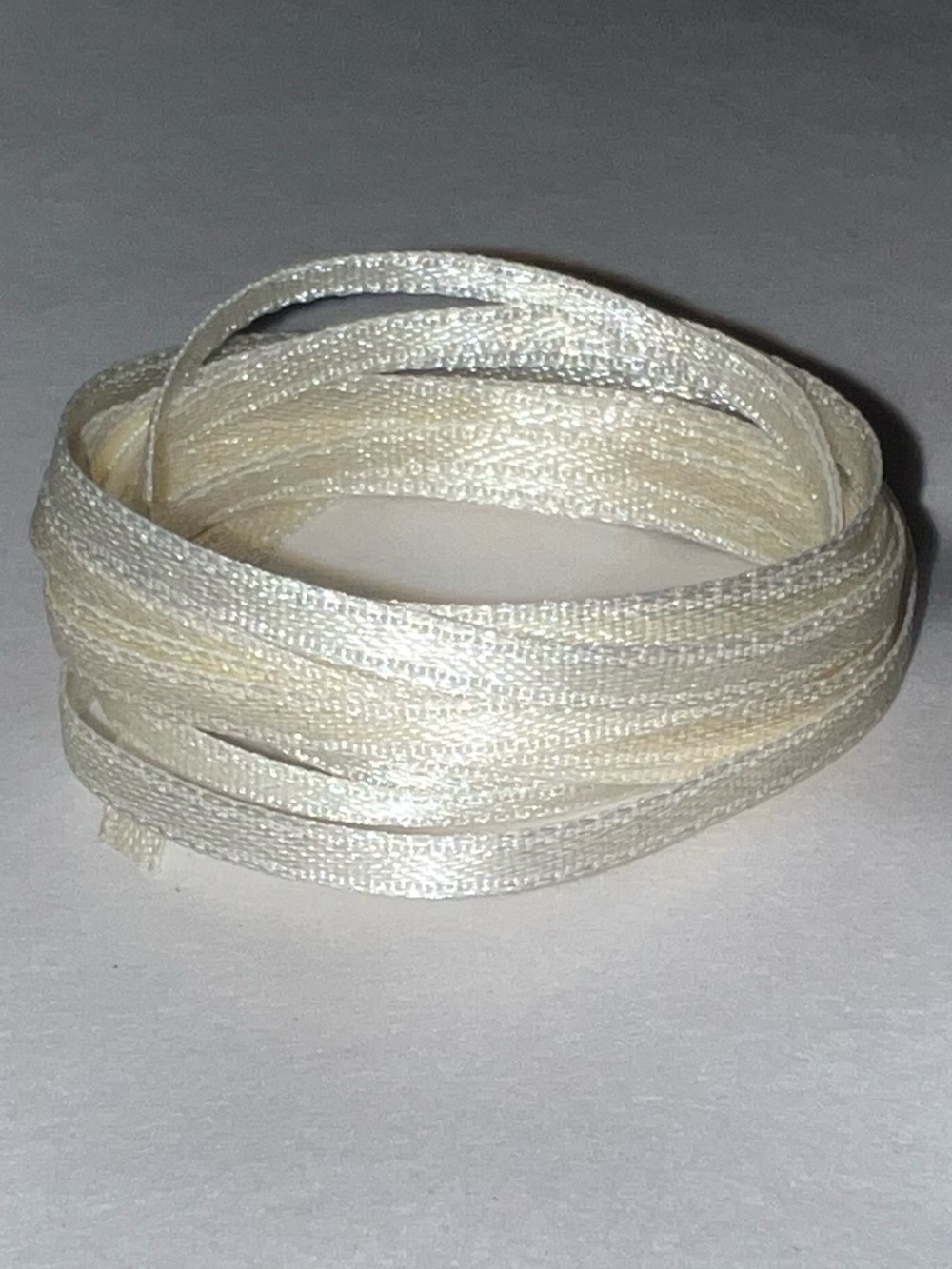 💥Vintage New Decorative Cream  Satin Ribbon 1/8” Trim 2+ yards Craft